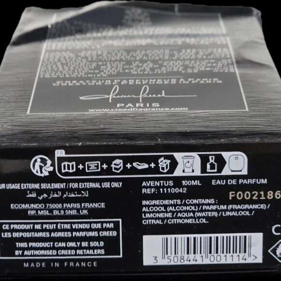 $510 MSRP- Creed Aventus EDP 100ml Batch F002186 - Picture 5 of 13